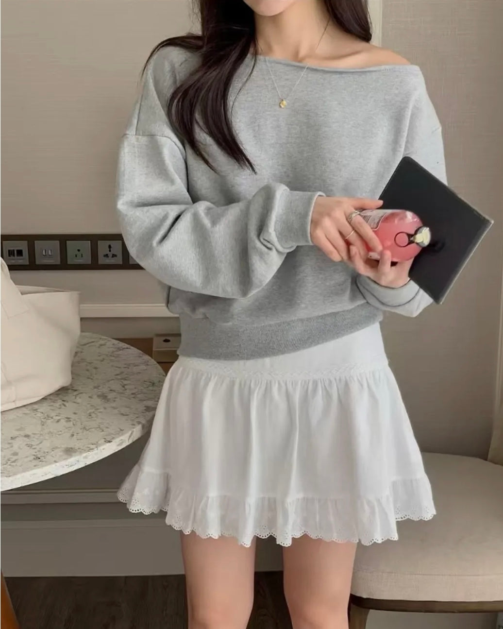 Holly Off-Shoulder Sweatshirt