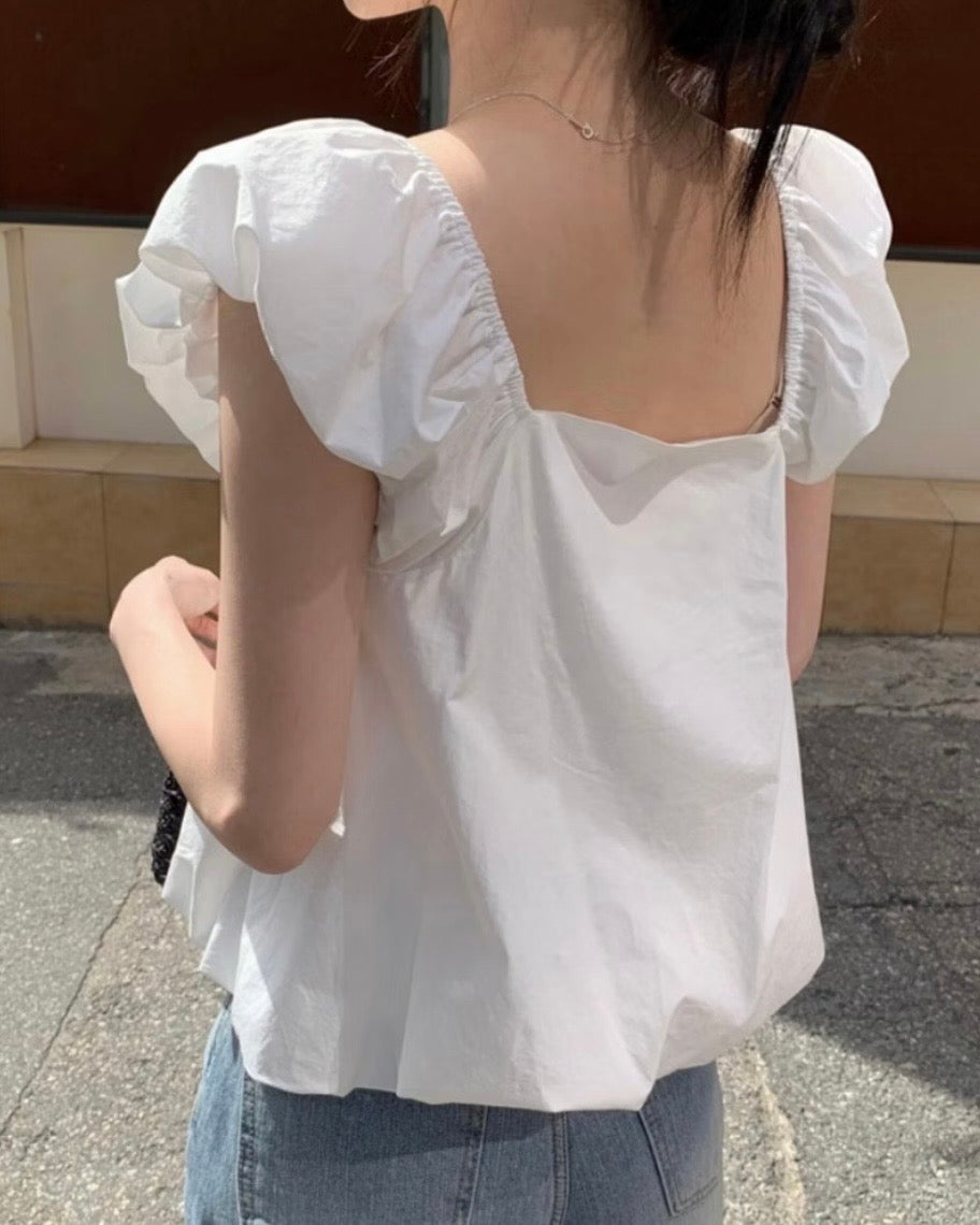 Balloon Ribbon Blouse