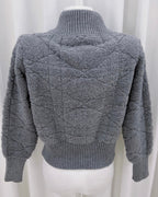 Link Knit Zip-Up