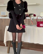 Black Swan Fur Jacket