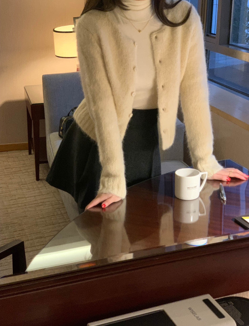 Alpaca Cardigan - 90% Alpaca