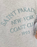 Saint Embroidery Sweatshirt