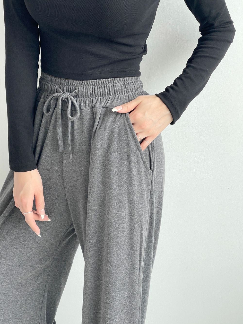 [Short,Long] Flowy Wide Track Pants
