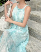 [ Sale Excluded ] Aqua Maxi Dress