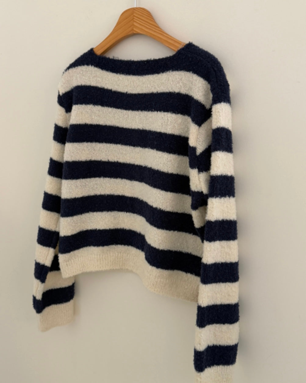 Boucle Striped Cardigan