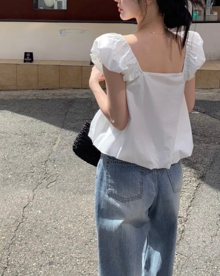 Balloon Ribbon Blouse
