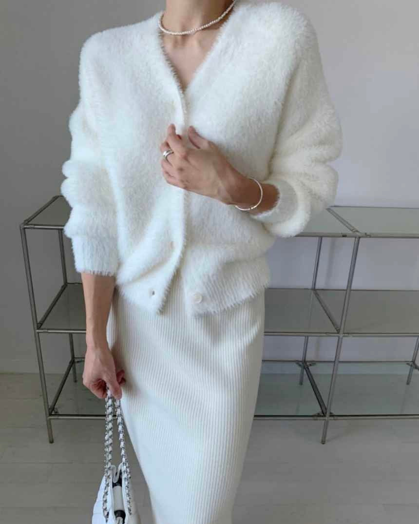 Joo Angora Cardigan – YVONNE - Main Image