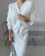 Joo Angora Cardigan