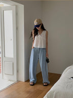 [ M ] Summer Mid-Rise Wide Fit Jeans