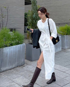 [ Pre-order ] Buckle Shirt Dress