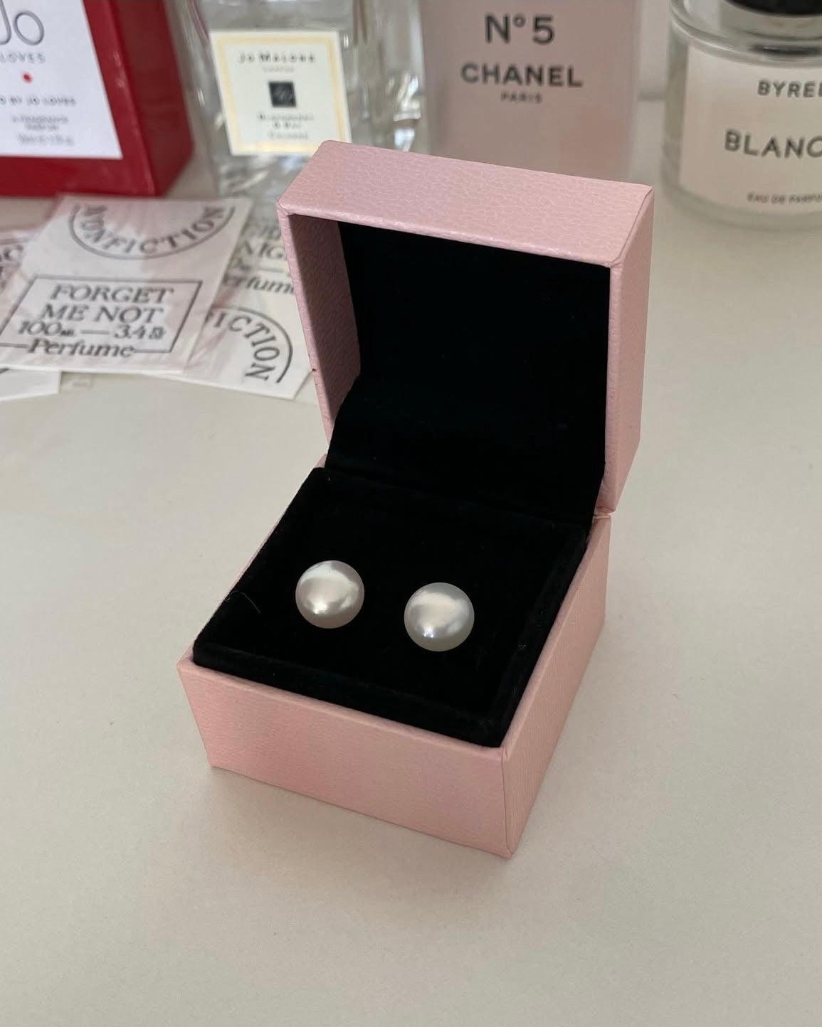 10mm Freshwater Pearl Silver Earrings