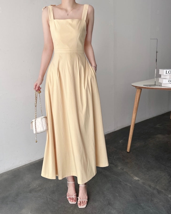 One Ribbon Long Dress