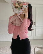 Cotton V-Neck Cardigan