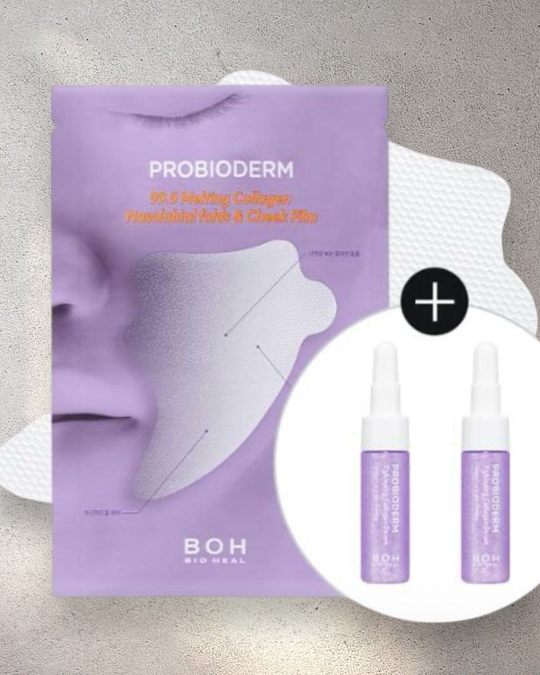 [ BIOHEAL BOH ] Probioderm 99.9 Melting Collagen Nasolabial Folds & Cheeks Film 5P (+Collagen Serum 7mL*2ea)