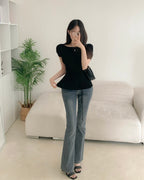 Cool Ribbed Strap Knit