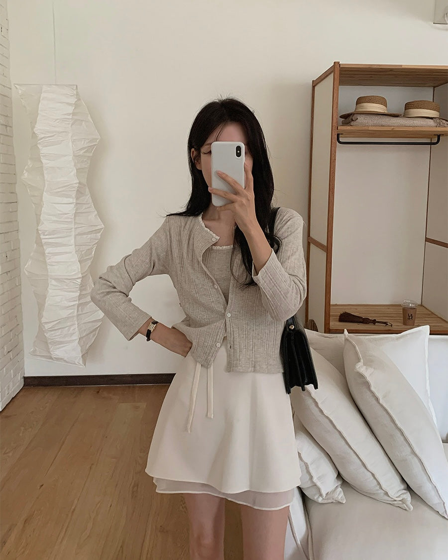 Torsion Cardigan Set