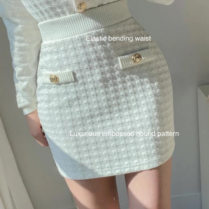 Embossed Hound Two-Piece