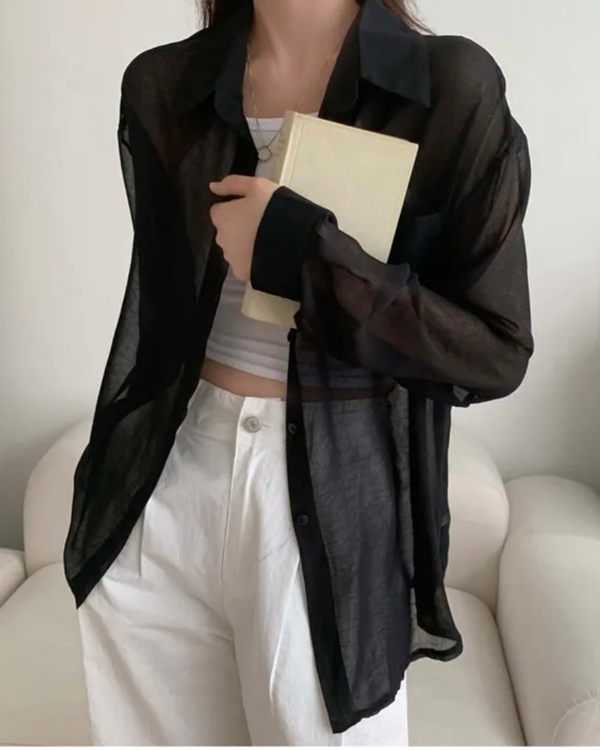 See-Through Overfit Shirt