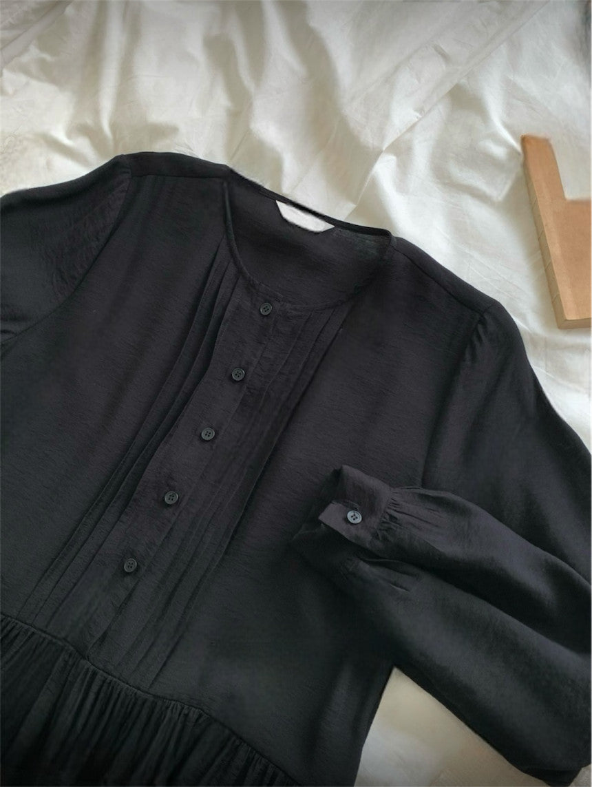 [ Pre-order ] Laurent Pintuck Dress