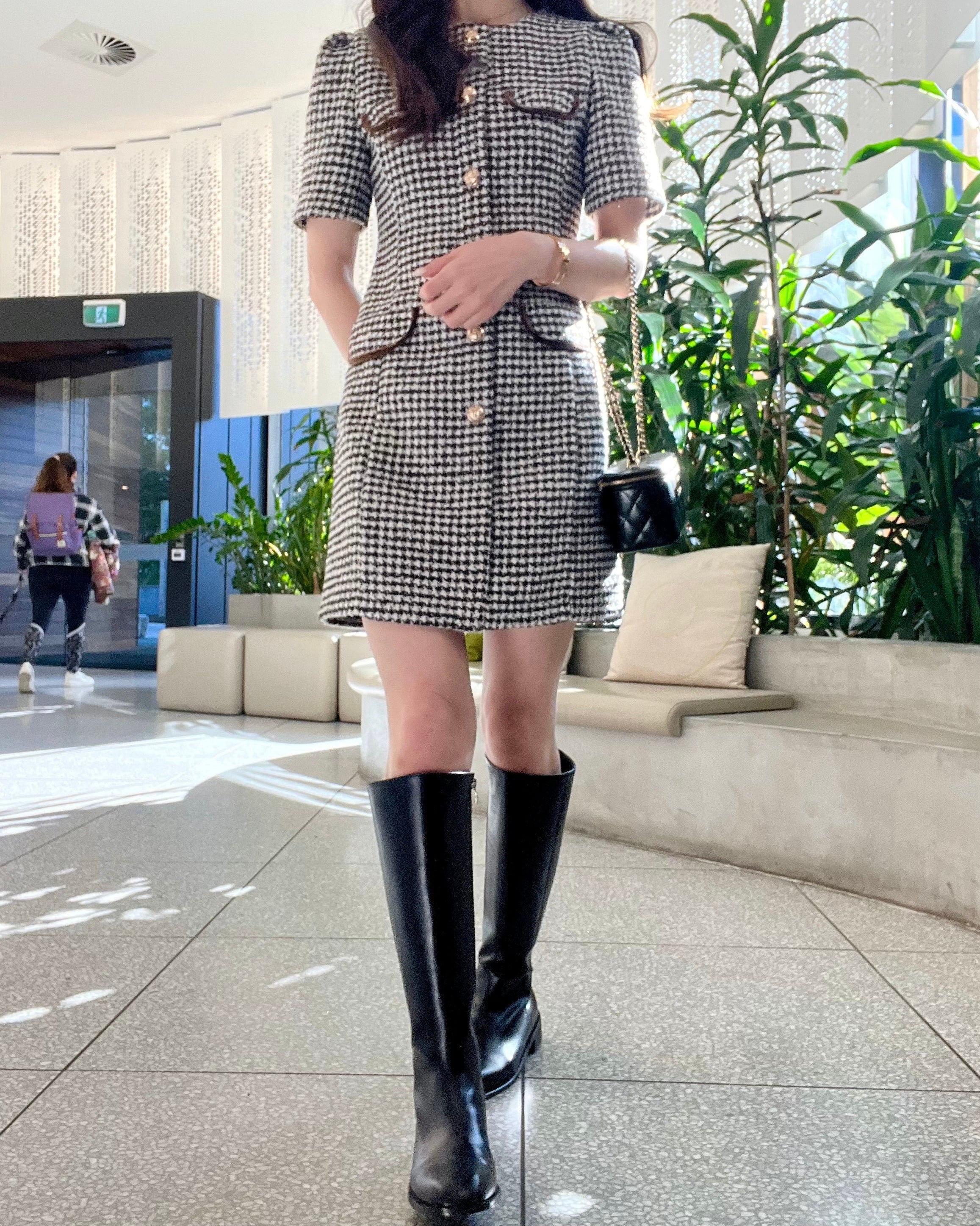 Premium Square Long Boots