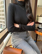 Mari Brushed Turtle-Neck