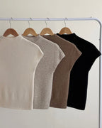 Cashmere Wool Half-Neck Knit