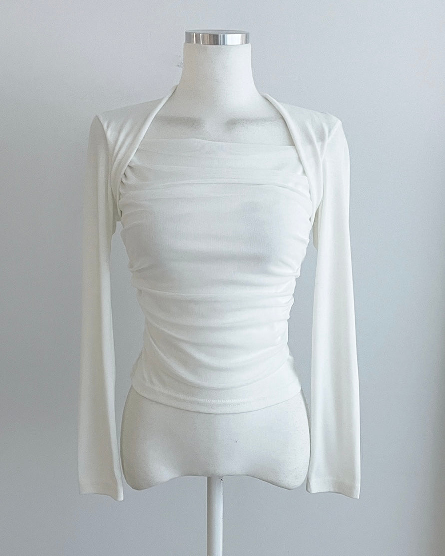 Tulle Bolero Top