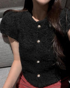 Snow Fur Blouse