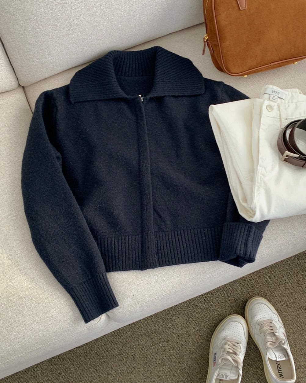 Onion Knit Zip-Up