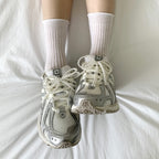 Double Pearl Ribbon Shoe Charm ( 2pcs )