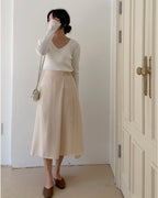 Mimi Ribbon Banding Skirt