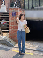 [ S,M ] Summer Straight Jeans