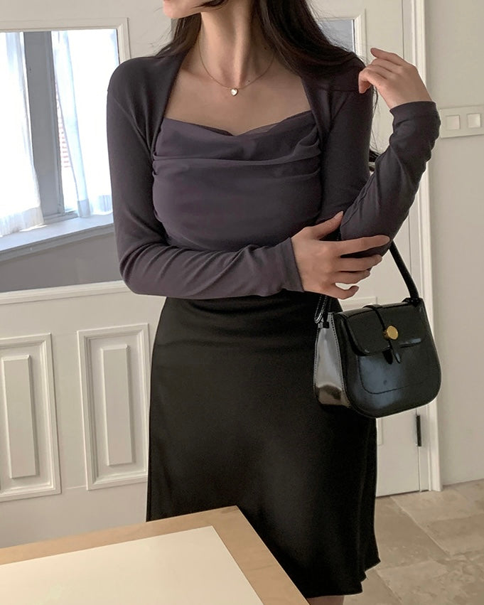 Tulle Bolero Top