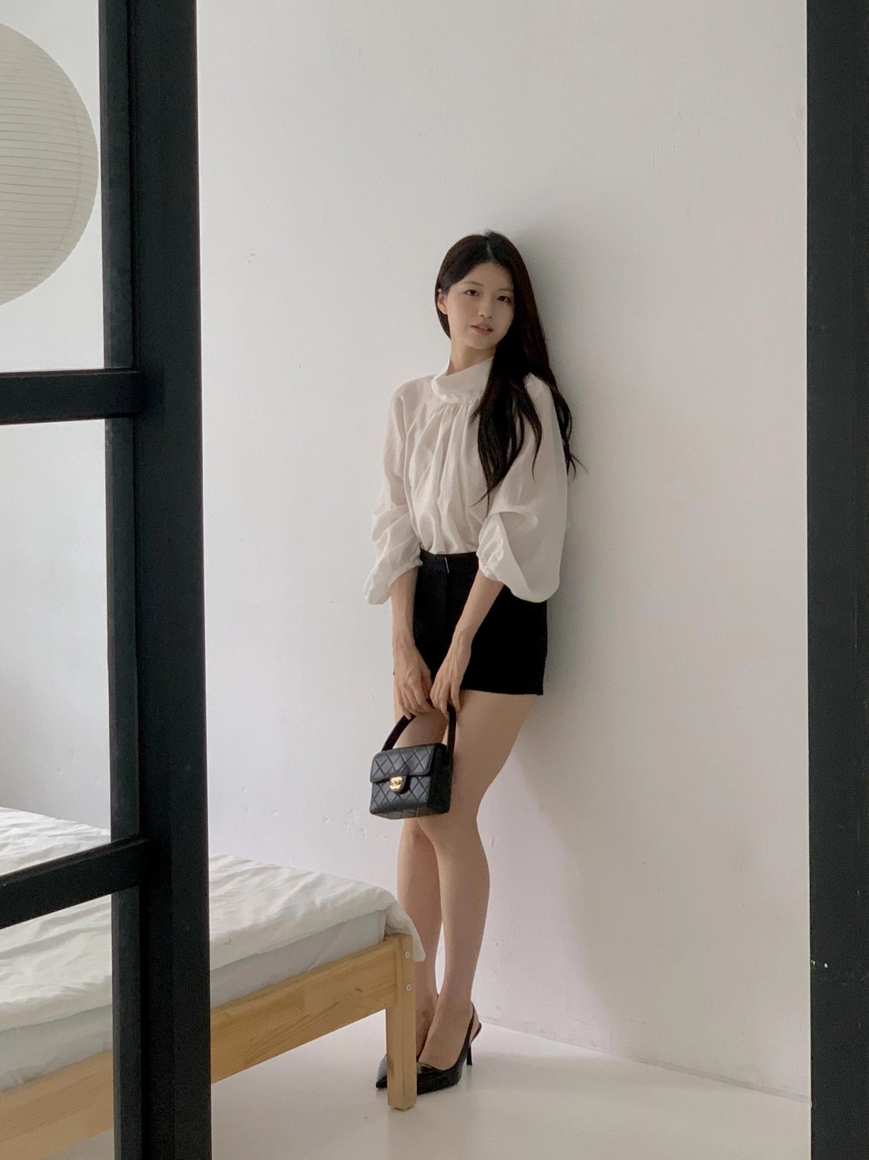 [ Pre-order ] Mia Back Ribbon Blouse