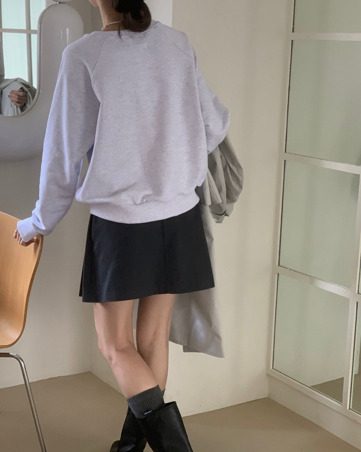 Saint Embroidery Sweatshirt