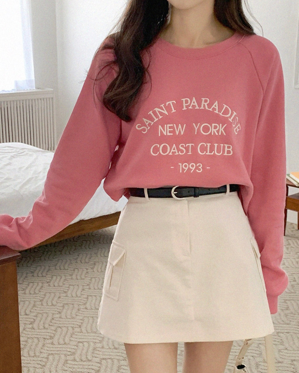 Saint Embroidery Sweatshirt