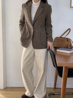 Classic Check Wool Jacket - 60% Wool