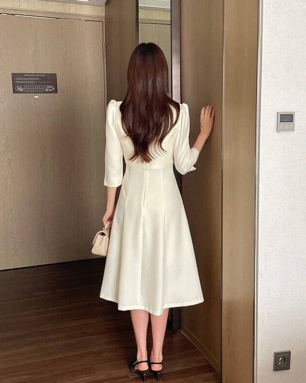 [ Pre-order ] Glen Tweed Dress - Mini / Long