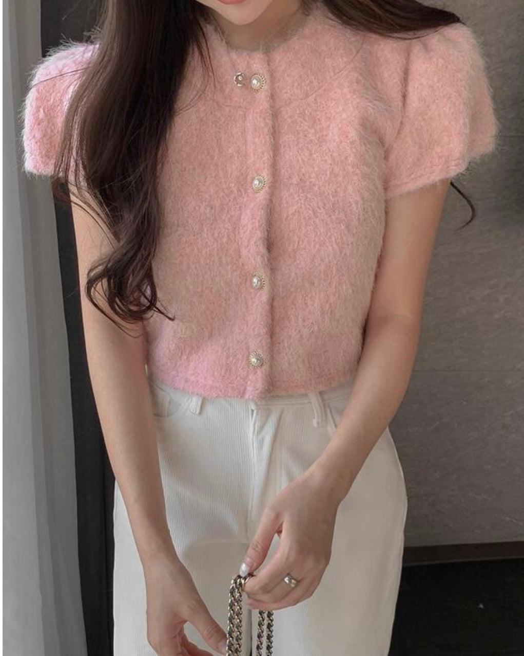 Snow Fur Blouse