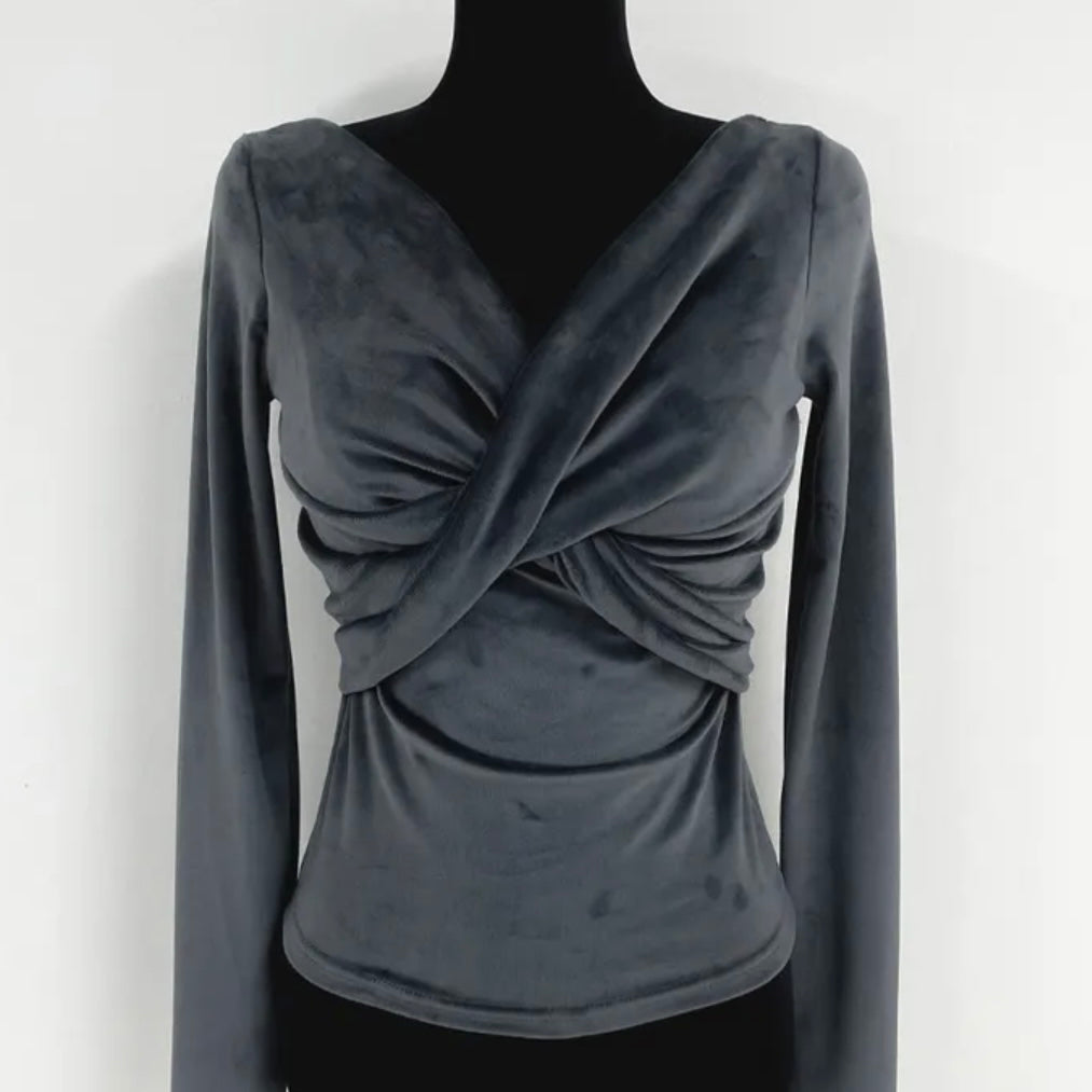 Velvet Twist Long Sleeve