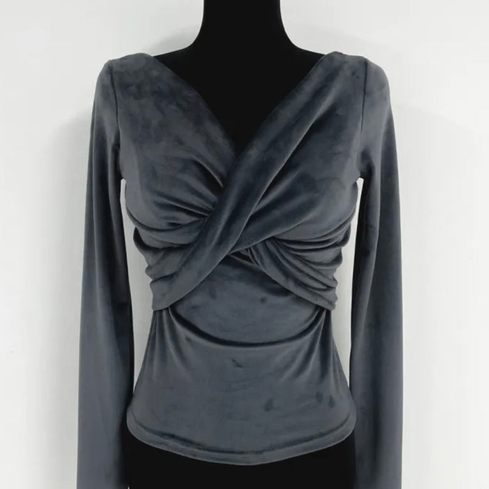 Velvet Twist Long Sleeve