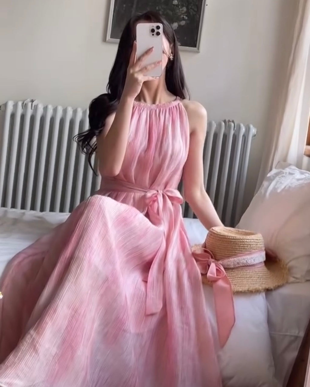 [ Sale Excluded ] Aqua Maxi Dress