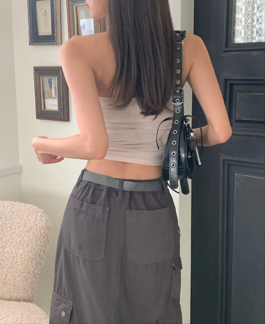 Built-In Padded Banding Tube Top