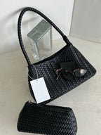 Nola Woven Curve Bag (+Pouch)