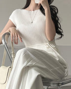 Cool Ribbed Strap Knit