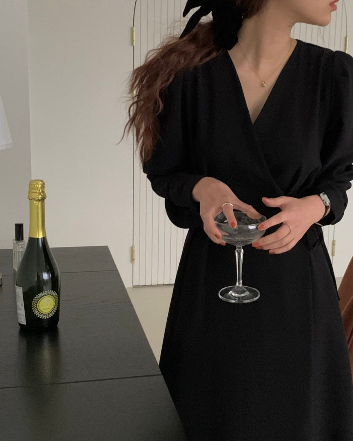 Sia Wrap Long Dress