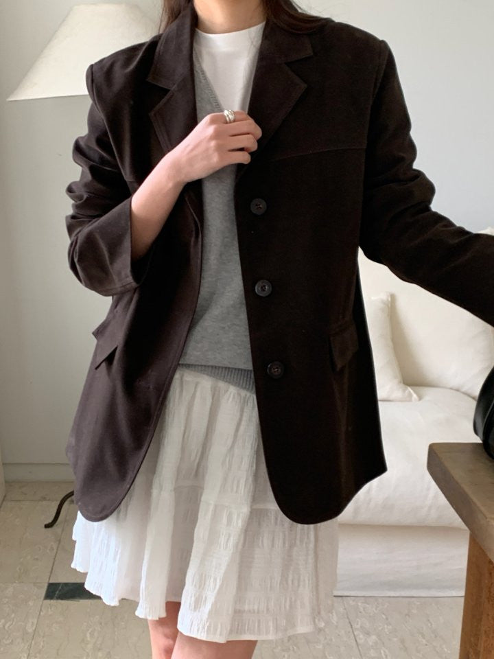 Premium Montaigne Suede Jacket