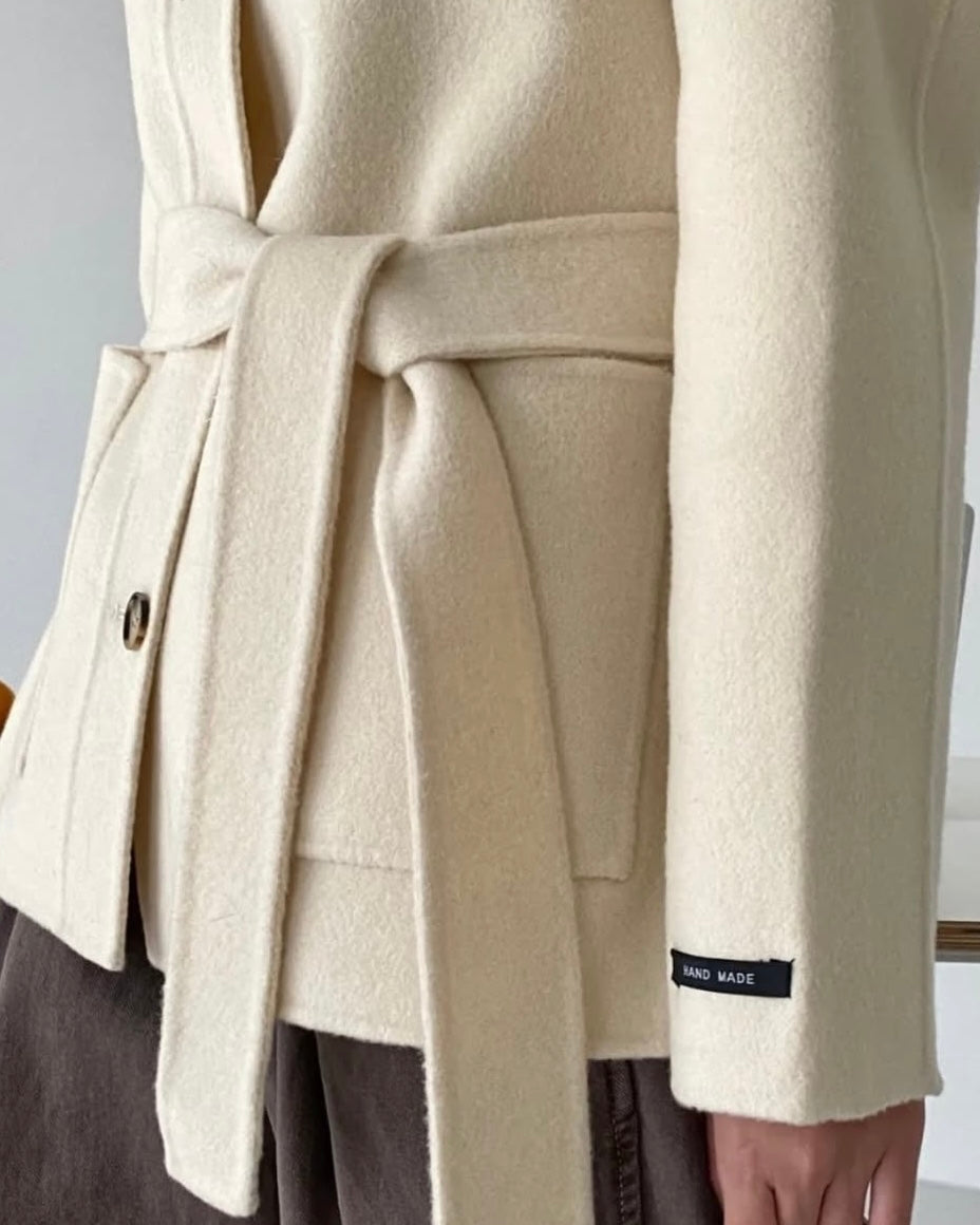 [ Pre-order ] Panna Half Wool Coat