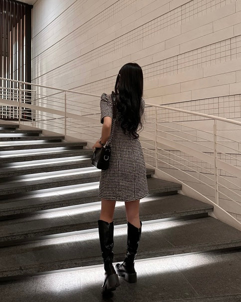 Angela Wool Tweed Dress