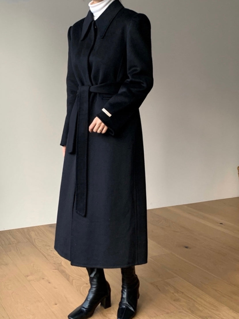 Vin 90% Wool Coat with Padded Vest